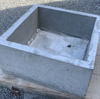  Vaso Quadrado 20cm altura