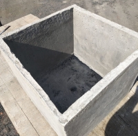  Vaso Quadrado 50cm altura